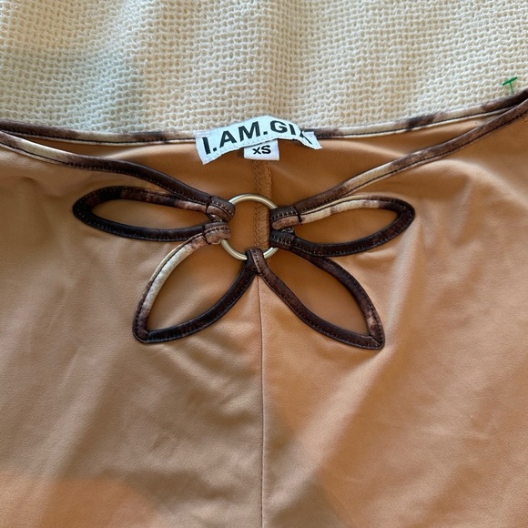 I.AM.GIA authentic Renalee Flare Pants in tan beige - Picture 2 of 7
